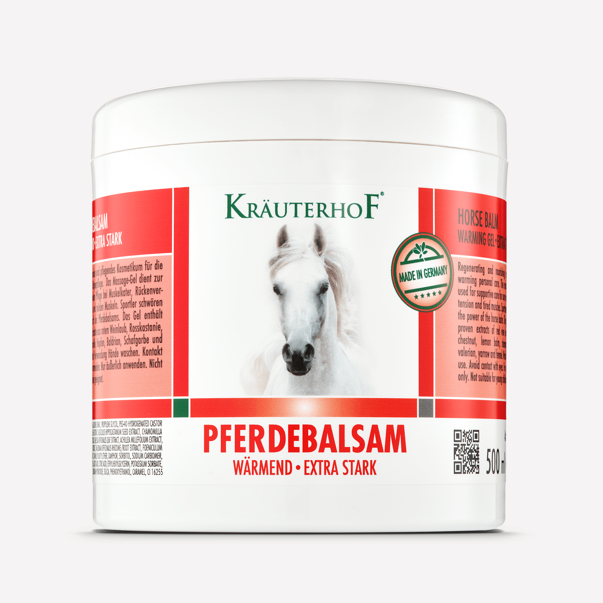 Krauterhof Warming Massage Gel 250ml - Natural Relief for Muscle Tension & Relaxation