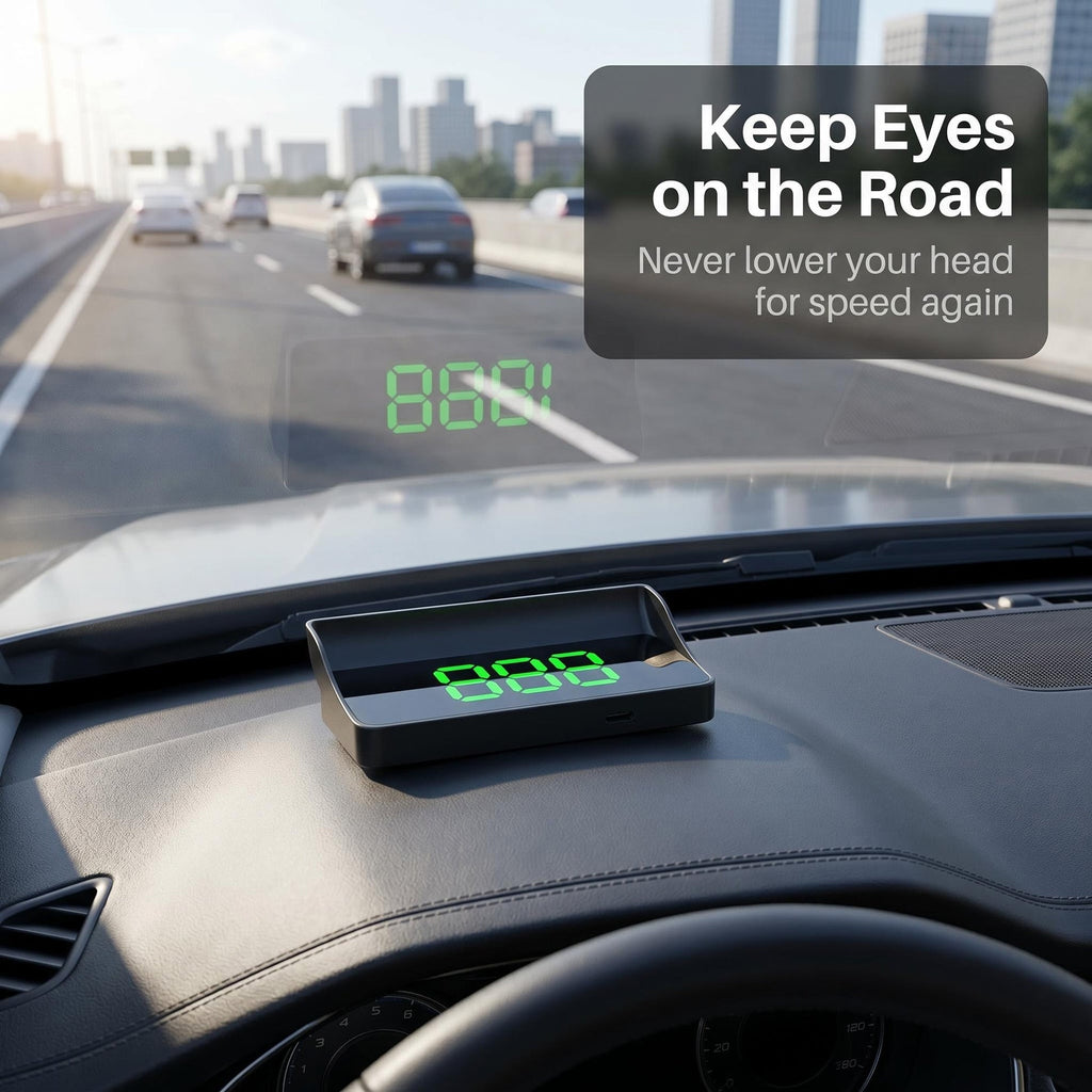 🔥🔥Head Up Display Car GPS Digital Speedometer