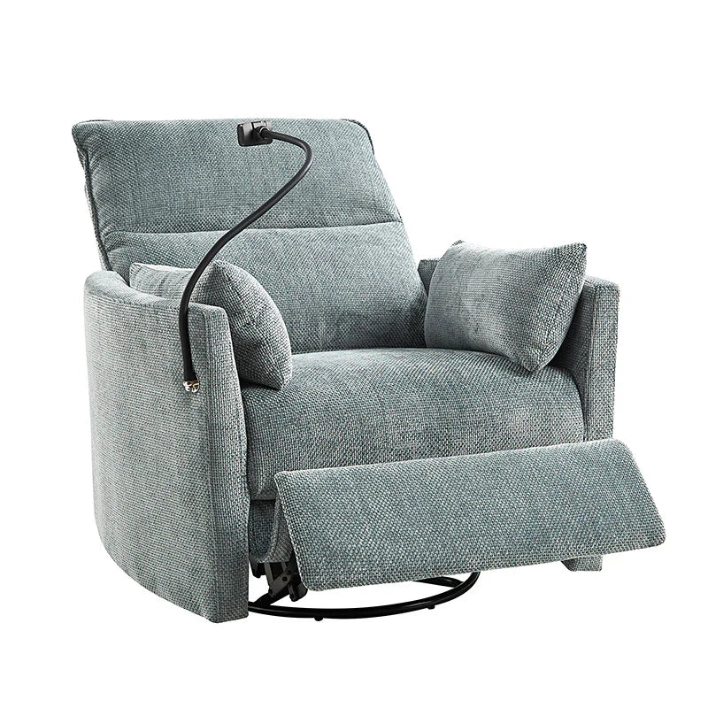 Arthur 38" Power Rocking Swivel Nursery Recliner with USB