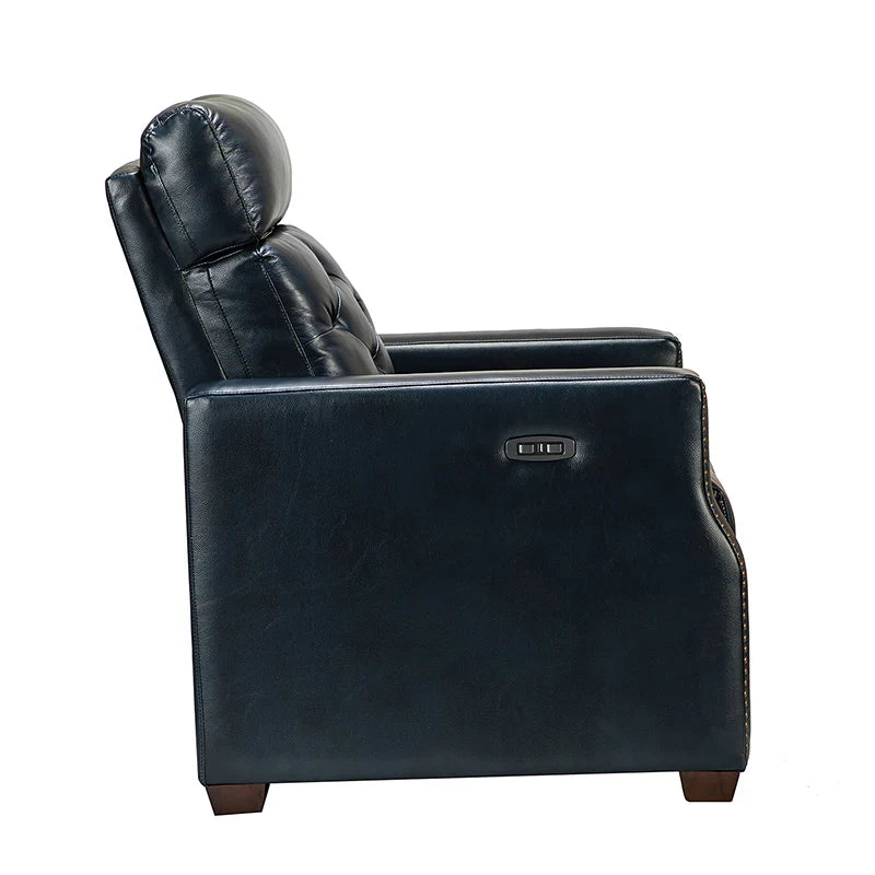 Carlota 31.5" Wide Genuine Leather Power Recliner