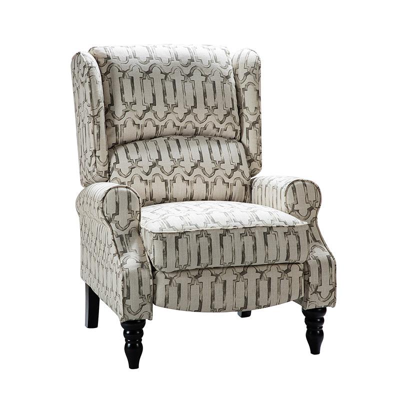 Erdeni Upholstered Manual Wingback Recliner Chair