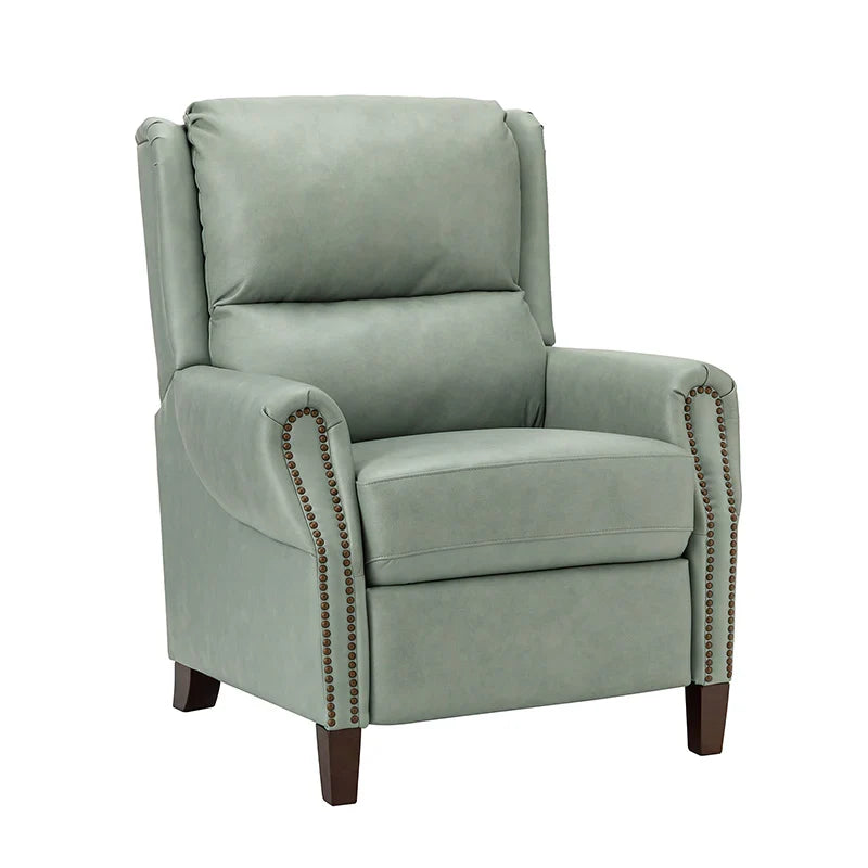 Rosaura 32.68" Wide Genuine Leather Manual Recliner