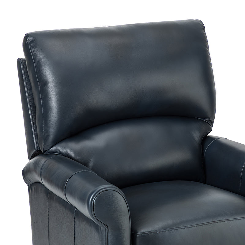 Eliana 33.07" Wide Genuine Leather Manual Recliner