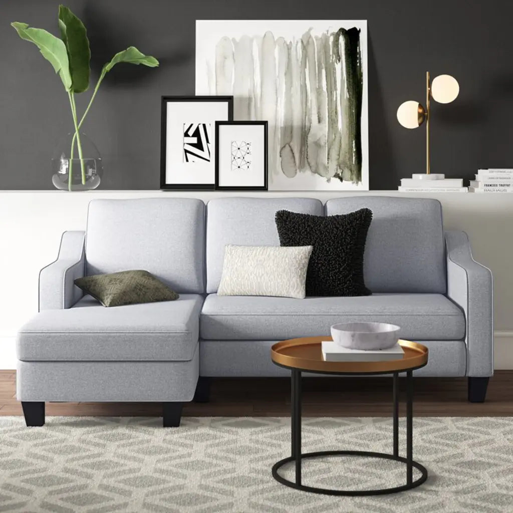 Liberty 84' Wide Reversible Sleeper Sofa & Chaise