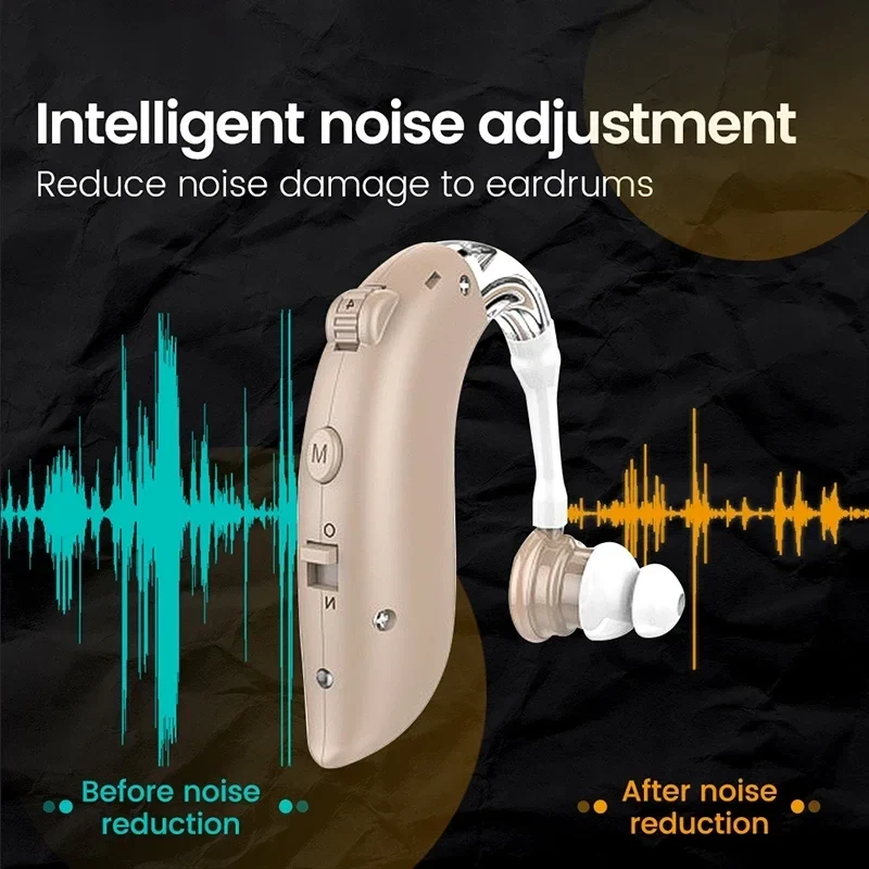 Rechargeable BTE Hearing Aid G-25-BG