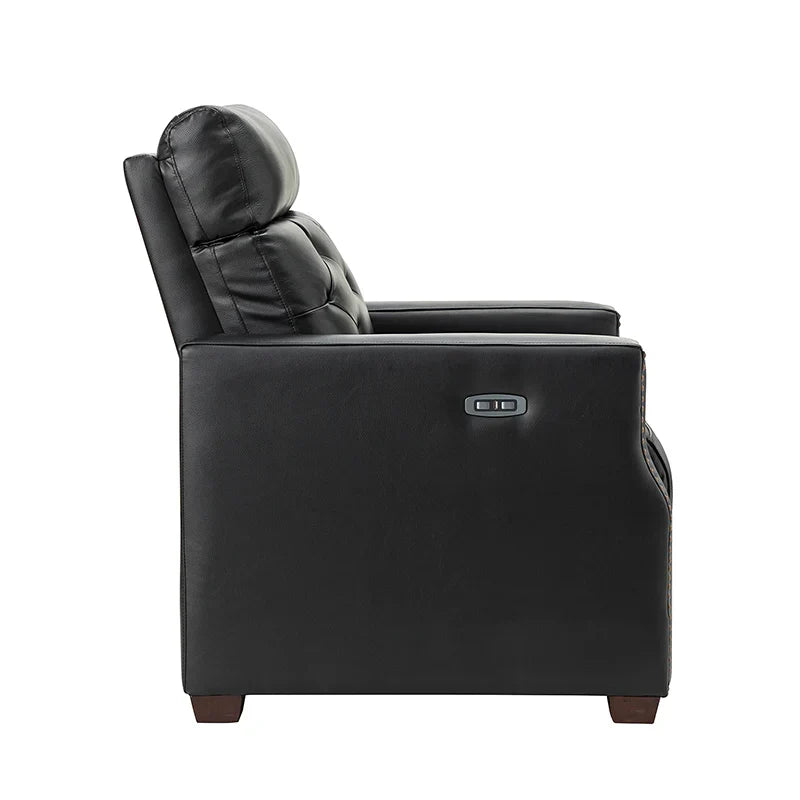 Carlota 31.5" Wide Genuine Leather Power Recliner