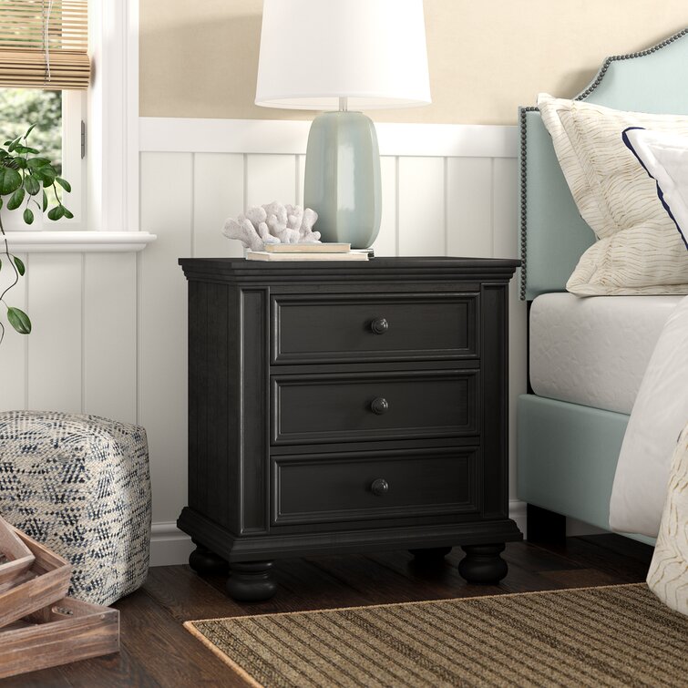 28'' Tall 3 - Drawer Nightstand Set of 2
