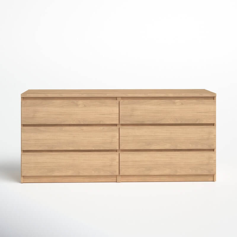 Kepner 6 Drawer 60.5" W Double Dresser