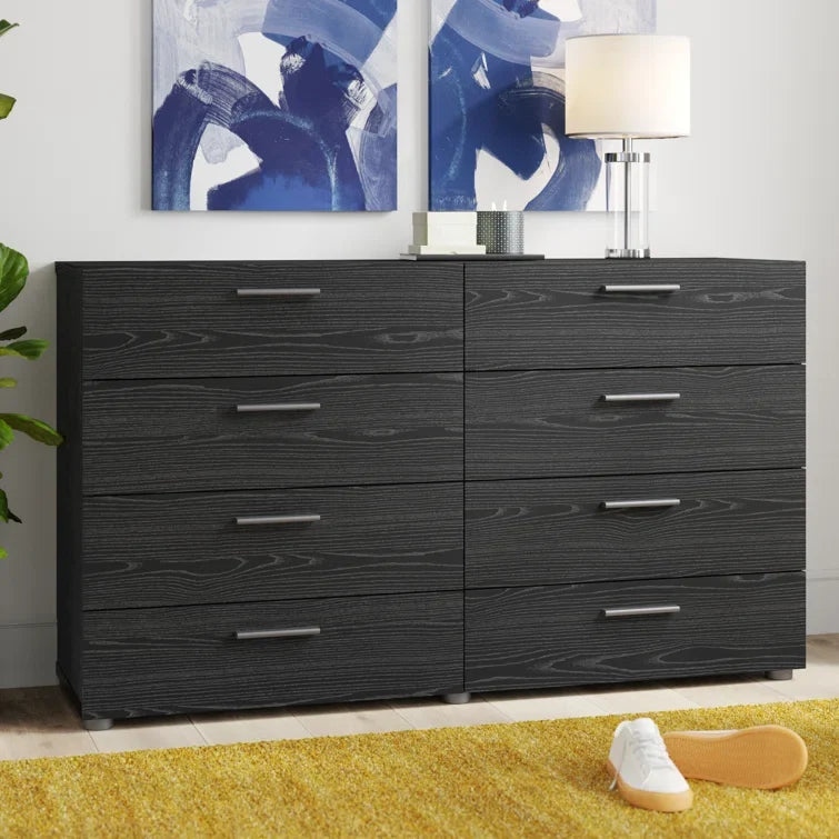 Jantz 8 Drawer 55.12" W Double Dresser