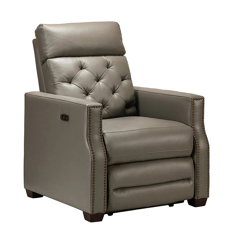Carlota 31.5" Wide Genuine Leather Power Recliner