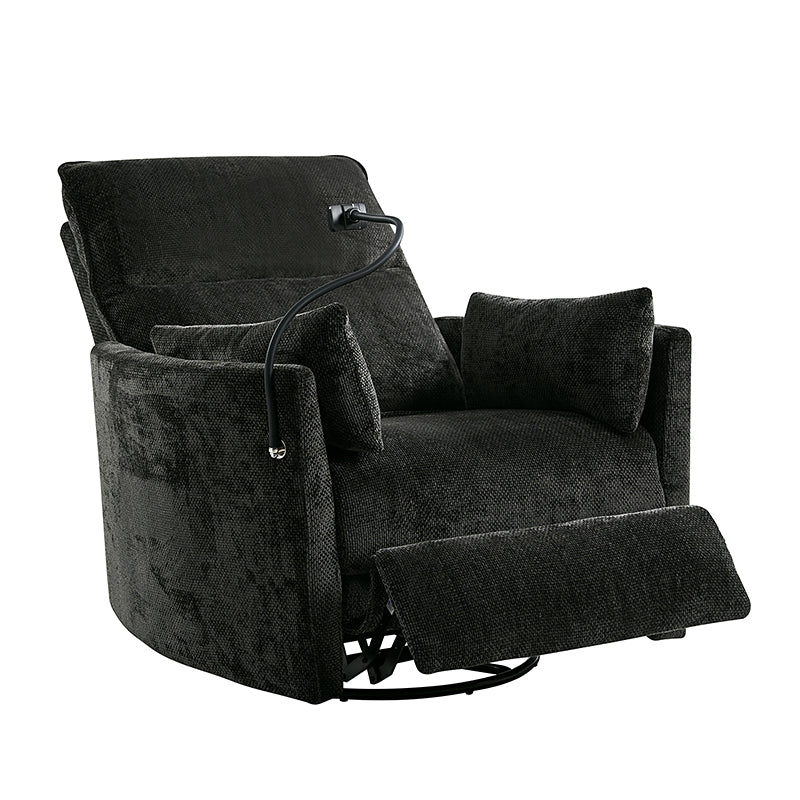 Arthur 38" Power Rocking Swivel Nursery Recliner with USB