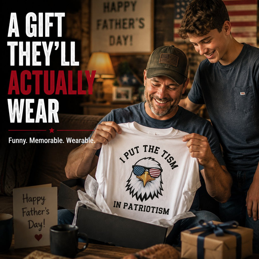 Put The Tism In Patriotism Athletic Eagle T-Shirt Unisex for Daily Wear
