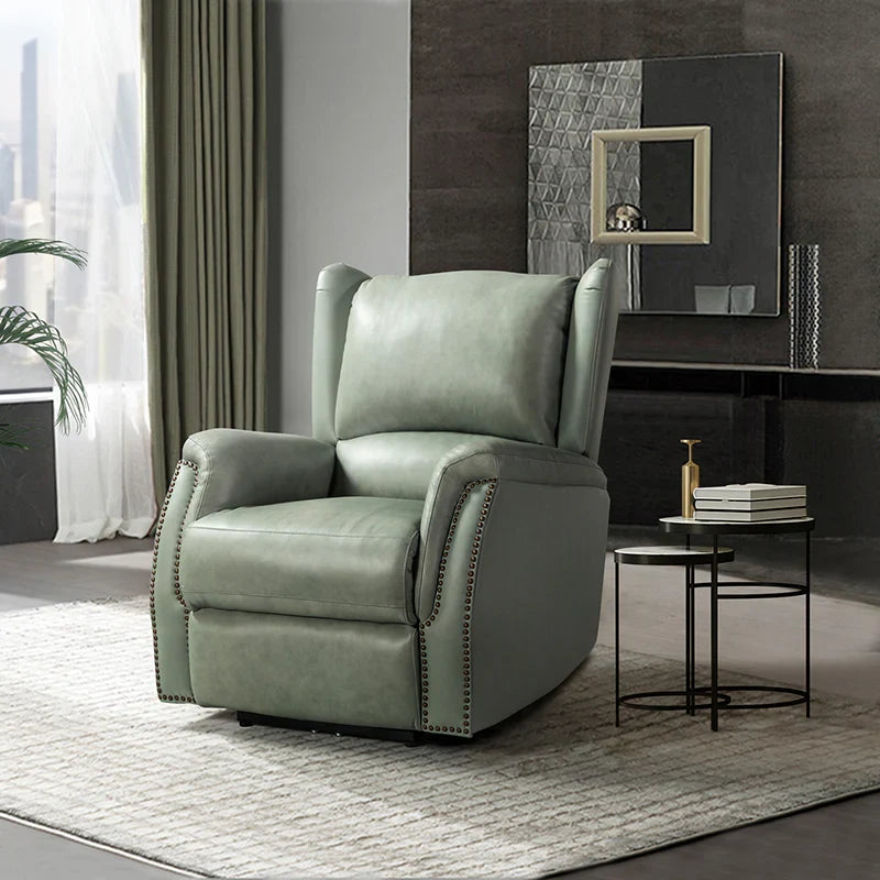 Flora Genuine Leather Power Recliner