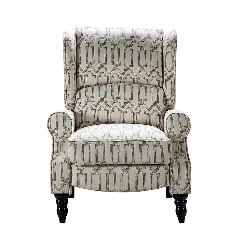 Erdeni Upholstered Manual Wingback Recliner Chair