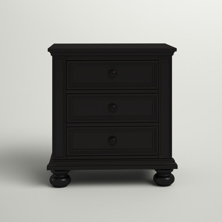 28'' Tall 3 - Drawer Nightstand Set of 2