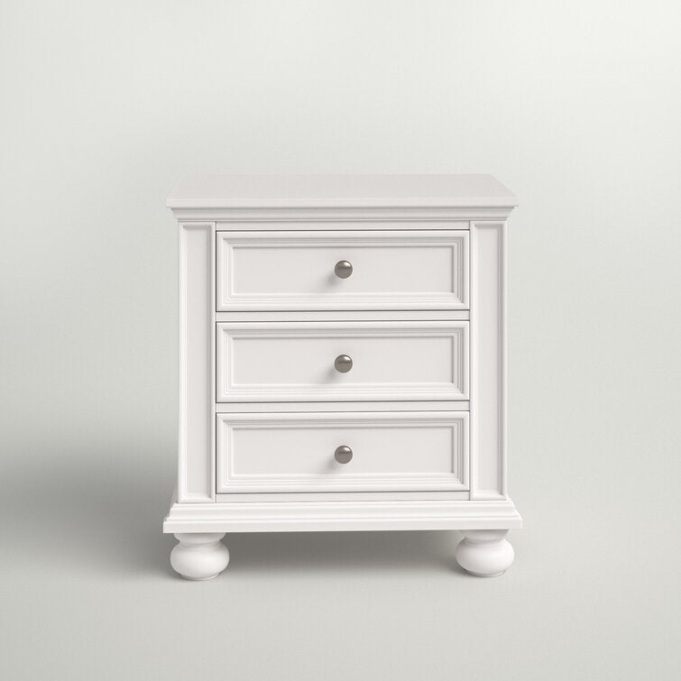 28'' Tall 3 - Drawer Nightstand Set of 2