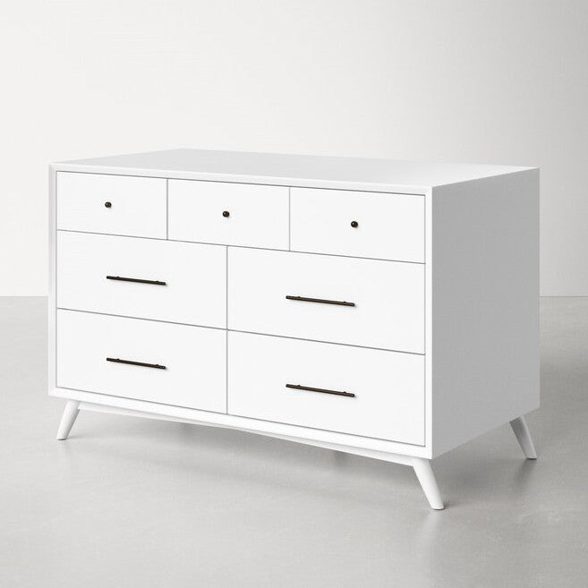 7 Drawer Williams 56'' W Solid Wood Dresser