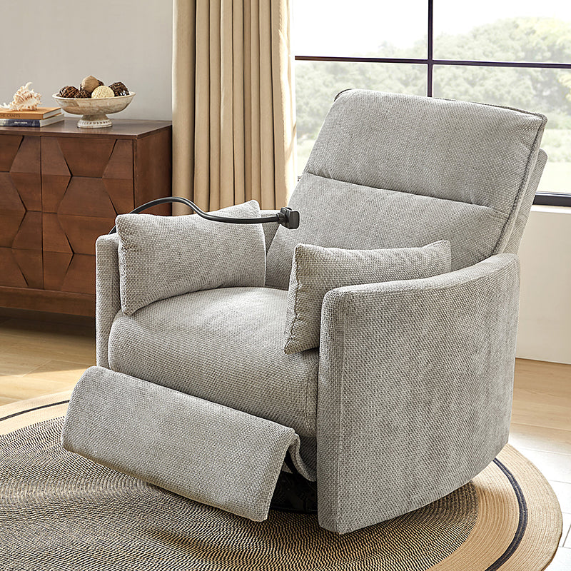 Arthur 38" Power Rocking Swivel Nursery Recliner with USB