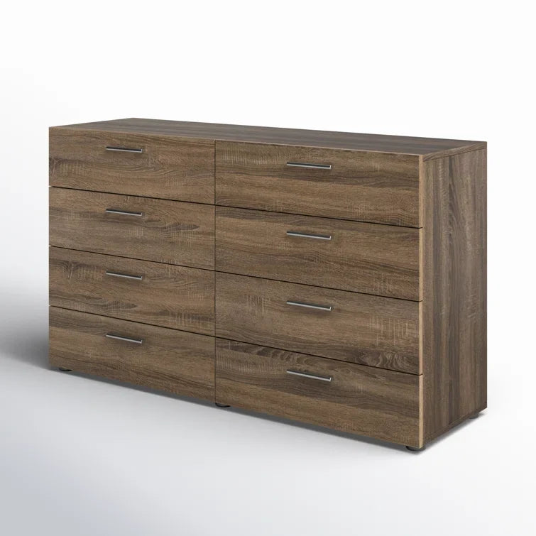 Jantz 8 Drawer 55.12" W Double Dresser