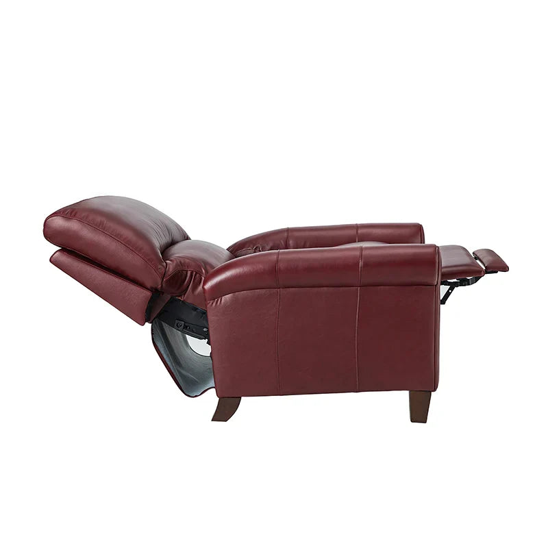 Eliana 33.07" Wide Genuine Leather Manual Recliner